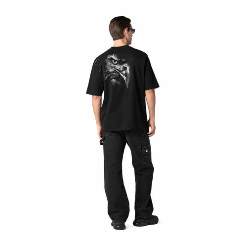 CAMISETA NEGRA SOMMET OVERSIZED MONASTERY