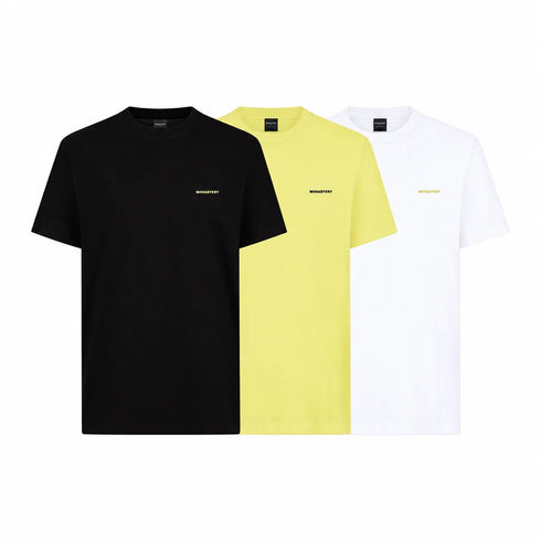 CAMISETAS NEGRO-BLANCO-VERDE LIMÓN PACK XENTHAR MONASTERY