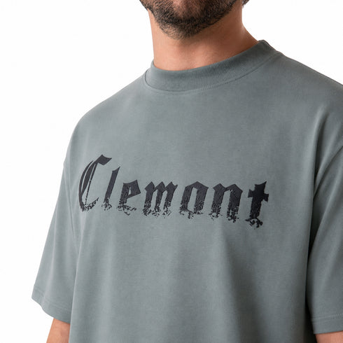 CAMISETA GRIS OSCURA OVERSIZED RIFRAZIONE CLEMONT