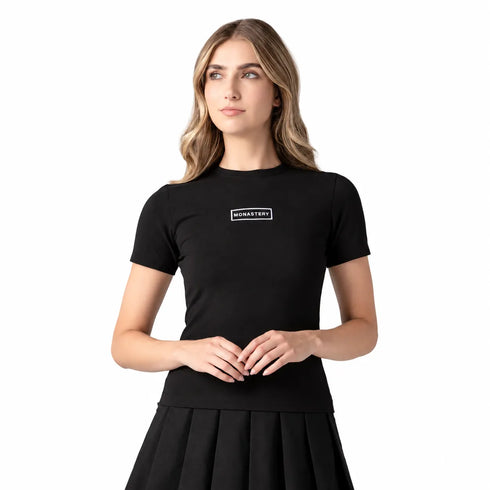 CAMISETA NEGRA DIAMIR MONASTERY DAMA
