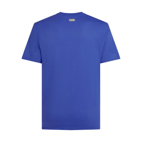 CAMISETA AZUL SUMMER LOGO KARL LAGERFELD