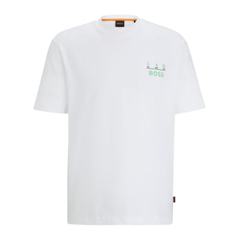 CAMISETA BLANCA TEE RECORDS BOSS