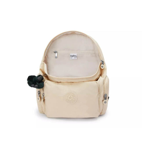 MOCHILA BEIGE CITY ZIP KIPLING