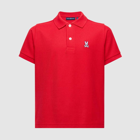 POLO ROJO CLÁSICO PSYCHO BUNNY KIDS