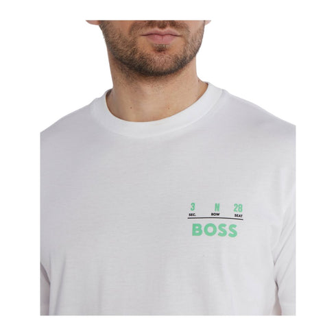 CAMISETA BLANCA TEE RECORDS BOSS