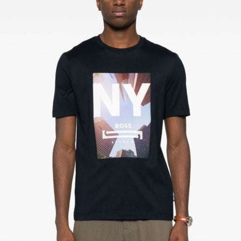 CAMISETA AZUL TIBURT 511 BOSS