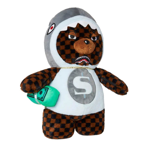 MOCHILA DE OSO MARRÓN MONAY BEAR IN SHARK SPRAYGROUND