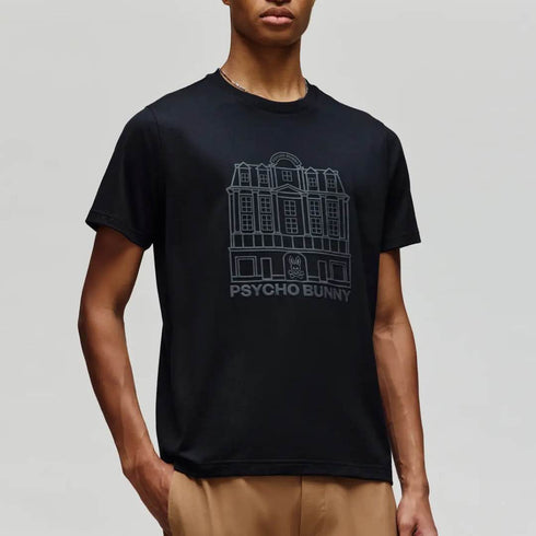 CAMISETA NEGRA REDFORD PSYCHO BUNNY