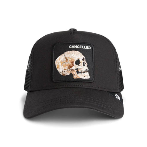 GORRA NEGRA THE CANCELLED SKULL GOORIN BROS