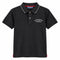 POLO NEGRO ENZO DOBLE BORDADO PSYCHO BUNNY