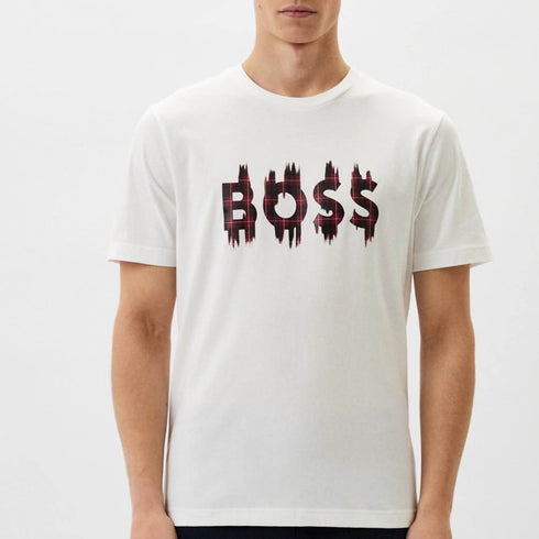 CAMISETA BLANCA TEE HEAVY BOSS