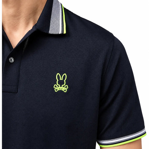 POLO NEGRO PORTLAND MESH PSYCHO BUNNY