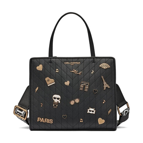 BOLSO NEGRO MAYBELLE KARL LAGERFELD