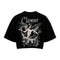 CROP TOP NEGRO SPESSORE CLEMONT