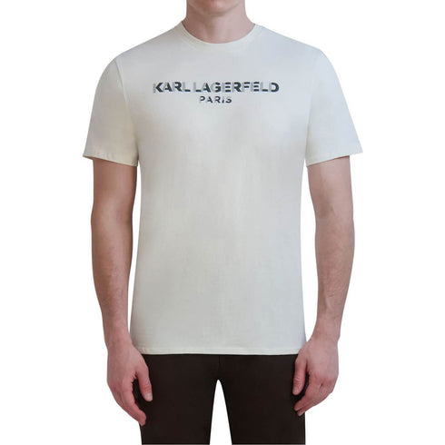 CAMISETA BLANCA SS LOGO KARL LAGERFELD