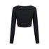 CROP TOP NEGRO PIANTA CLEMONT