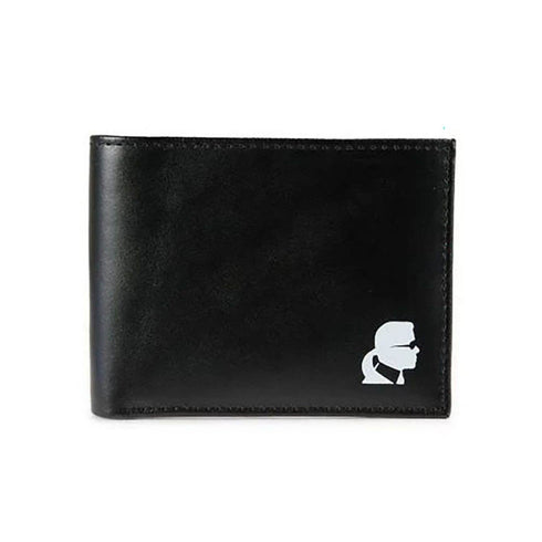 BILLETERA NEGRA WITH K KARL LAGERFELD
