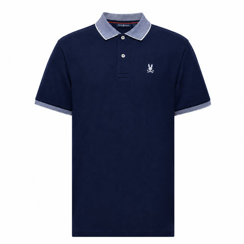 POLO AZUL MICRO PSYCHO BUNNY