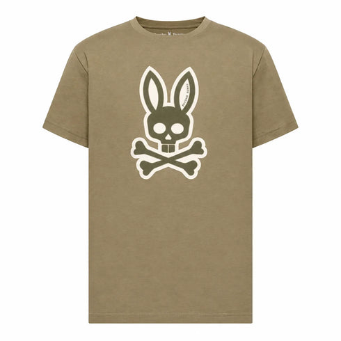 CAMISETA VERDE OLIVA RYDER HOLGADA PSYCHO BUNNY
