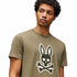 CAMISETA VERDE OLIVA RYDER HOLGADA PSYCHO BUNNY