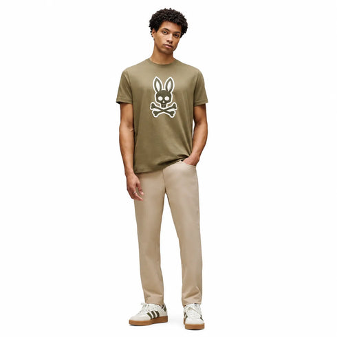 CAMISETA VERDE OLIVA RYDER HOLGADA PSYCHO BUNNY