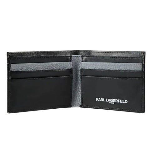 BILLETERA NEGRA WITH K KARL LAGERFELD
