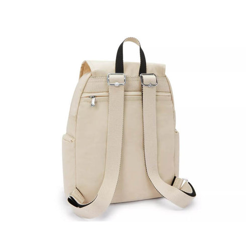 MOCHILA BEIGE CITY ZIP KIPLING