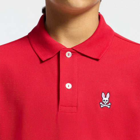 POLO ROJO CLÁSICO PSYCHO BUNNY KIDS