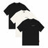 CAMISETAS NEGRO-CREMA THREE PACK ALLEGRO CLEMONT