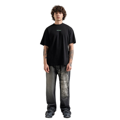 CAMISETA NEGRA HALO AP CROWN