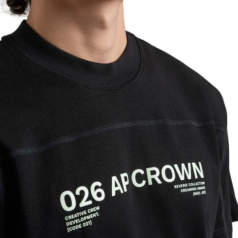 CAMISETA NEGRA FATE AP CROWN