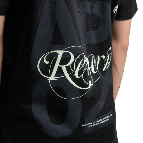 CAMISETA NEGRA FATE AP CROWN