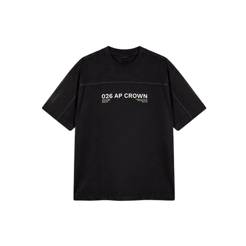 CAMISETA NEGRA FATE AP CROWN