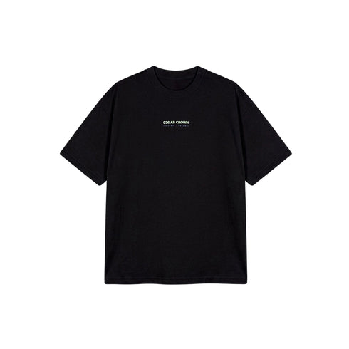 CAMISETA NEGRA HALO AP CROWN