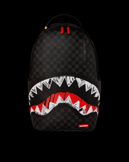 MOCHILA NEGRA SCRIBBLE SHARK SPRAYGROUND