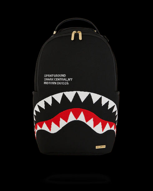GORRA NEGRA SHARK CENTRAL KNIT SPRAYGROUND