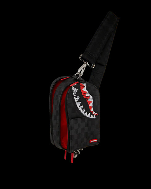 BOLSO DE MANO NEGRO SCRIBBLE SPRAYGROUND