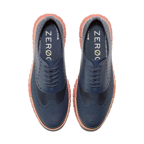 TENIS AZULES ZEROGRAND REMASTERED WINGTIP OXFORD COLE HAAN