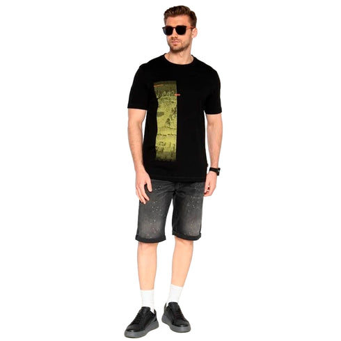 CAMISETA NEGRA TE METROPOLITAN BOSS