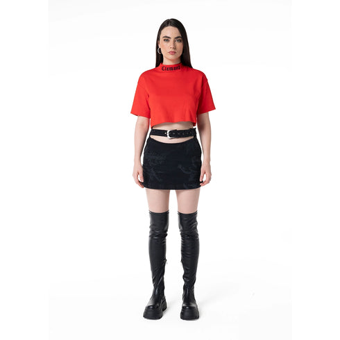 CROP TOP ROJO SERAFINA CLEMONT