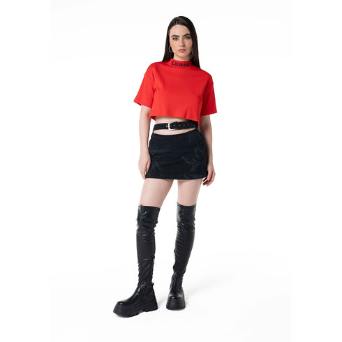 CROP TOP ROJO SERAFINA CLEMONT