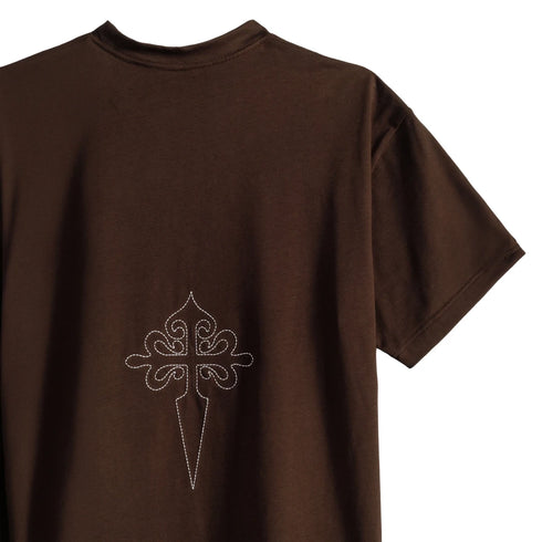CAMISETA MARRÓN ARCH AP CROWN