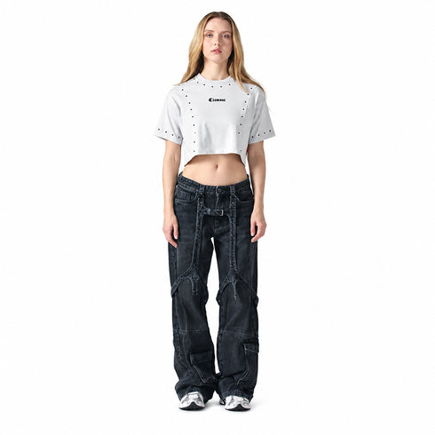 CROP TOP GRIS EMANARE CLEMONT