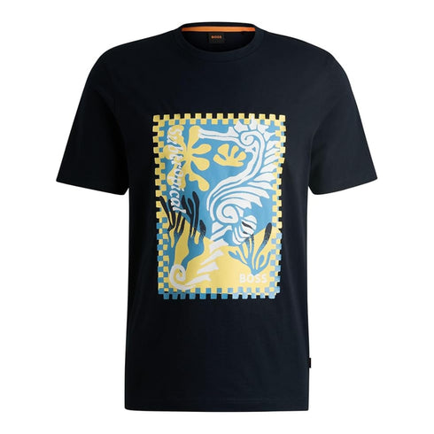 CAMISETA NEGRA TEE CASSETTE BOSS