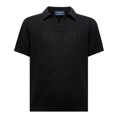 POLO NEGRO BURBUJA DEVON PSYCHO BUNNY