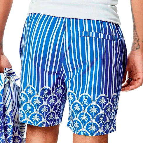 PANTALONETA AZUL REY AOP BRAD PSYCHO BUNNY