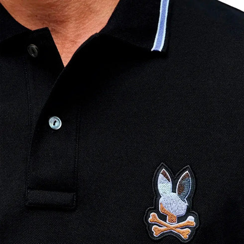 POLO NEGRO DANTE PSYCHO BUNNY