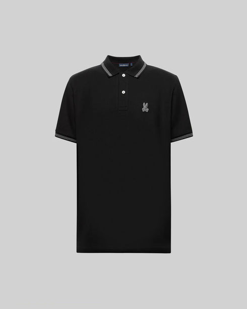 POLO NEGRO HART PSYCHO BUNNY