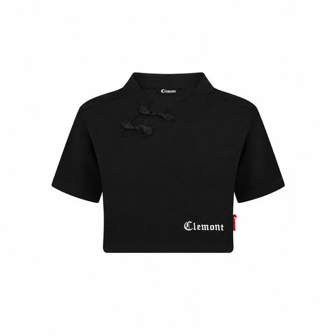 CROP TOP NEGRO PERMEABILE CLEMONT