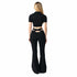CROP TOP NEGRO PERMEABILE CLEMONT
